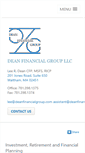 Mobile Screenshot of deanfinancialgroupllc.com